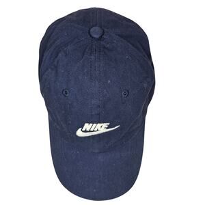 Nike Navy Blue Adjustable Club Cap Ball Cap Size ML
